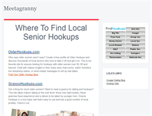 Tablet Screenshot of meetagranny.com